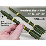 Titrek Toys Hellfire Hava-Yer Füzesi Tasarımlı Kalem - Hellfire Missile Pen (Replika Maket)