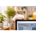 Msv Studio 3d Mini Ofis Arkadaşları Modern Tasarımlı Dekoratif Masaüstü Figür PLA Malzemeden 1 Adet