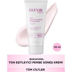 Elexir Eva SPF 50+ GÜNEŞ KREMİ | LEKE KARŞITI GÜNLÜK GÜNEŞ KORUYUCU | UVA & UVB KORUMA DESTEĞİ 50 ML
