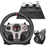 Rampage V902 Oyuncu Direksiyon Pc 3 Pedallı Oyuncu Direksiyonu  - ( Sadece Pc Uyumlu )