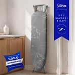 Silva Ütü Masası Kılıfı Gri (50*140 cm)