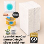 Guqqo Lazımlık Poşeti Bantlı Sızıntı Önleyici Süper Emici Ped 300 ml 60 Adet Çocuklar İçin