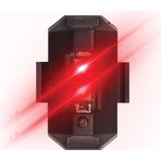SPACE24 SPK01 Şarjlı 7 Renkli LED Flaşör Siyah