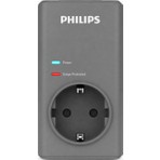 Philips CHP7010G/10 1140 Joule Tekli Akım Korumalı Priz, Gri