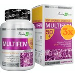 Suda Vitamin Multifem 50+ Kadınlar Için Multivitamin 50 Bitkisel Kapsül - 3 Adet (Toplam 150 Kapsül)