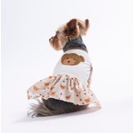 Pawstar Teddy Belle Ayıcık Desenli Kedi Köpek Elbisesi - Kedi Köpek Kıyafeti