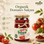 Essen Organik Domates Salçası 650 Gr Tuzsuz ECOCERT Sertifikalı Organik Ürün