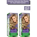 Wella Koleston Naturals 8/1 Açık Küllü Kumral Saç Boyası X2 Adet