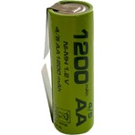 Micron 1.2V 4/5 AA 1200 mAh Şarjlı Diş Fırçası Pili Yeşil Renk ile Uyumludur
