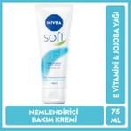 Nivea Soft Nemlendirici El Bakım Kremi 75ml, Jojoba Yağı, E Vitamini, Yumuşak Cilt, Canlandırıcı, Kuru Cilt