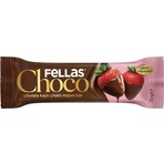Fellas Çikolata Kaplı Meyve Bar - Çilekli 35G