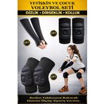 Liggo Yetişkin ve Çocuk Voleybol Dizliği Voleybol Dirsekliği Voleybol Kolluğu Seti