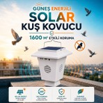 Tokyo Solar Güneş Enerjili Kuş Kaçırıcı 1600 m² Etkili Koruma ile Ultrasonik Ses Teknolojisi