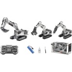 Gepettoys 4d-E3 Metal Değişebilen 3 Başlıklı Duman Atan Iş Makinası