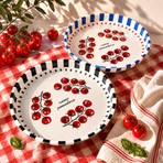 Sarkap Home 26 cm Rosso Pomodoro 2'li Meyve Tabağı Seti