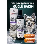 Kedi ve Köpek Tüy Dökümü Önleyici Bit Pire Parazit Kene Şampuanı 250 ml