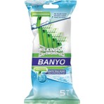 Wilkinson Sword 5'li Banyo Tıraş Bıçağı Hassas Cilt Dostu Kullan-At Özelliği ile Ergonomik Tasarım