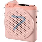 7ryms Wa2 Kablosuz Yaka Mikrofonlu Taşınabilir Ses Amplifikatörü Pembe