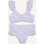 DeFacto 2'li Çiçekli Turkuaz Bikini Kız Çocuk G7400A826HS