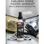 MANN Pro-Kararmış Farları 50 saniyede içinde Yenileyen Nano Kristal sıvı 150 ML (Far temizleyici)