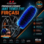 Jo Moyner Premium Çizmez Jant Temizleme Fırçası Büyük Boy 45 cm Tüm Araçlar İçin Etkili Kullanım