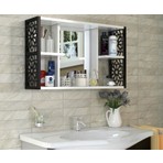 The Violett Remaks Terek Remaks Aynalı Banyo Dolabı Beyaz