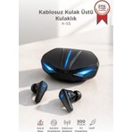 Torima Bluetooth Kulaklık Led Işıklı Oyuncu Kulaklığı K55 Siyah