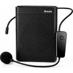 UltraTekno Brodu BTS-1383 Kablosuz Mikrofonlu Rehber Amfisi 3" Subwoofer Hoparlör Bluetooth Fm USB Tf Kart Destekli Öğretmen Amfisi