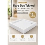 Durul Akrilik Kare ve Dikdörtgen Duş Tekneleri