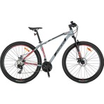 Kron XC 75  27.5" MTB - 17'  21 Vites - M.disc Nardo Gri - Siyah - Kırmızı