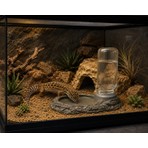 E Craft 3D Teraryum Sürüngen Şişe Takılabilir Su Kabı
