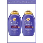 Ogx Biotin & Kolajen Dolgunlaştırıcı Sülfatsız Şampuan 385 ml x2 Besleyici Etki ile Tüm Saçlar İçin