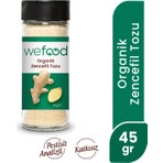 Wefood Organik Zencefil Tozu 45 gr  8682392174402