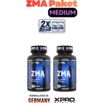 Xpro Nutrition 2'li Eco ZMA Paketi 90+90 Kapsül 180 Kapsül Magnezyum ve Çinko İçerir Almanya Menşeli