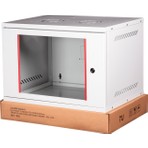 Lande - 7u 19" Cam Kapaklı Duvar Tipi Rack Kabinet – Genişlik: 544 mm | Derinlik: 400 mm – Açık Gri (Demonte)