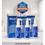 Humanis Mino Xil %5 Deri Sprey Üçlü Paket 180 ml Ekonomik Kullanım İçin Tasarlandı