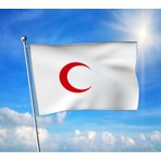 Kızılay Bayrağı Premium Raşel Kumaş 100X150 cm
