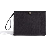 İpekyol JOURNEY Siyah Clutch %65 Polyester %35 Pamuk Monogram Koleksiyonu İkonik Tasarım I00000121002001