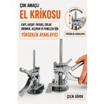 Pratikmen Çok Amaçlı El Krikosu Yükseklik Ayarlayıcı 75 kg Kapasite Sertleştirilmiş Çelik Malzeme