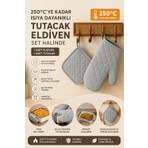 Fırın Eldiveni Fırın Tutacağı Premium Isı Geçirmez Mutfak Eldiveni Tutacak Isıya Dayanıklı Eldiven