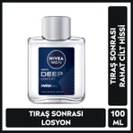 Nivea Men MEN Erkek Tıraş Sonrası Losyon Deep Comfort 100ml,Yenileyici,Ferahlatıcı,Nemlendirici