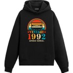 Colermi 1992 Vintage Hoodie Kasetli Tasarım —