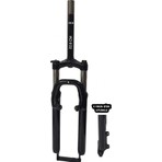 Motobisavm 28 " Amortisörlü Kilitlemeli Çap: 28.6 mm Disk + V.fren - Siyah