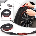 Koto Kauçuk Araba Çamurluk Ağzı Lip Dodik Koruyucu 3 Metre Universal Araçlar İçin Siyah