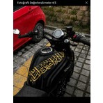 UAStudio Kelime-I Tevhid Hat Stickers 40*10 Arac Oto Motorsiklet Ayna Uyumlu