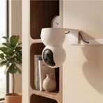 Craftopya Tp-Link Tapo Uyumlu Kamera Duvar ve Tavan Askı Aparatı Standı (C200 / C210 / C211 / C220 / C222) - Kablo Gizleme Özellikli Beyaz