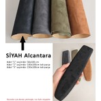 GCP German Car Parts Siyah Alcantara Süet Kumaş Kaplama - Alcantara Trim Kaplama