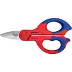 Knipex 95 05 155 Elektrikçi Makası Ergonomik Tasarımlı İnce İzole Sap Krom Kafa 110 gr