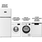 Beko 970477 EB BUZDOLABI - CMXT 9120 ÇAMAŞIR MAKİNASI - KMX 82 KURUTMA - B 710 BULAŞIK