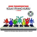 Portemem Müzik Eğitim Malzemeleri John Thompson'dan Kolay Piyano Kursu 1.Bölüm